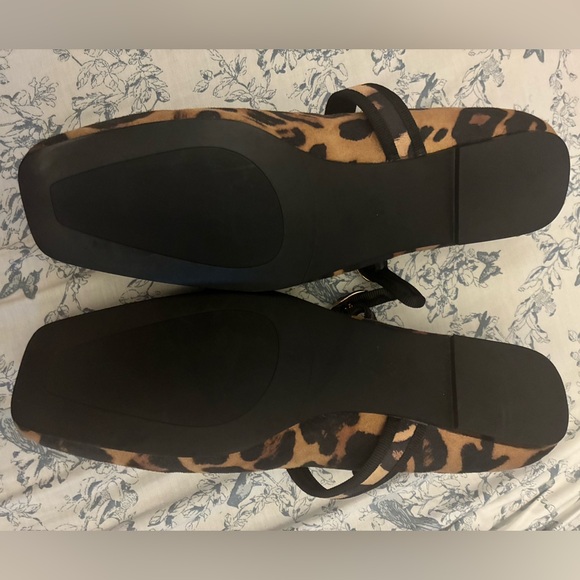 Zara leopard Mary Jane sz 40 - Picture 2 of 3